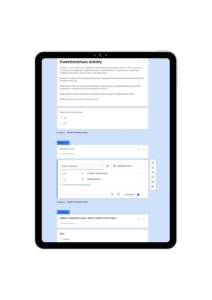 Tworzenie ankiety w Google Forms, pisaniepracydyplomowej.pl