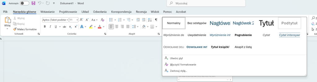 Jak zrobić automatyczny spis treści? Pisanie pracy