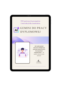 Jak użyć Gemini do napisania pracy licencjackiej lub magisterskiej? Pisanie pracy z AI. Pomoc w pisaniu pracy.