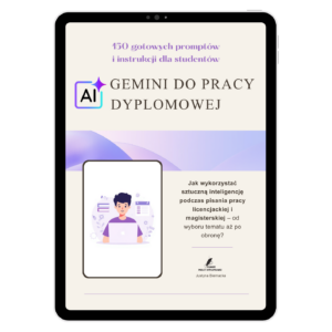 Jak użyć Gemini do napisania pracy licencjackiej lub magisterskiej? Pisanie pracy z AI. Pomoc w pisaniu pracy.
