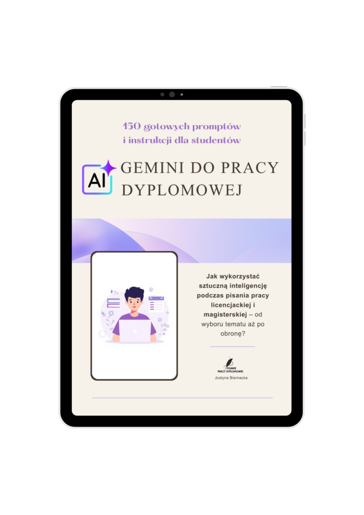Jak użyć Gemini do napisania pracy licencjackiej lub magisterskiej? Pisanie pracy z AI. Pomoc w pisaniu pracy.
