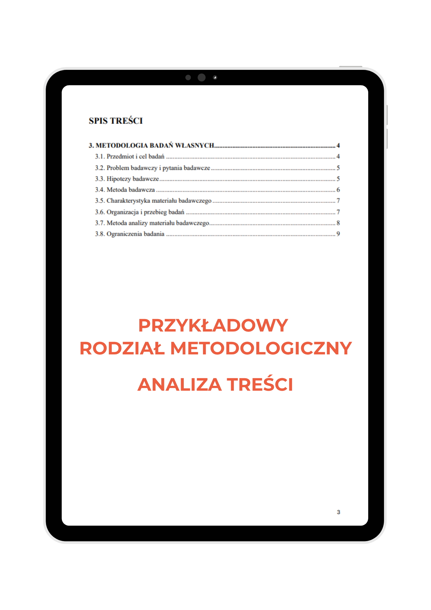 Przykładowy rozdział metodologiczny dla analizy treści w pracy licencjackiej i magisterskiej, pomoc w pisaniu pracy