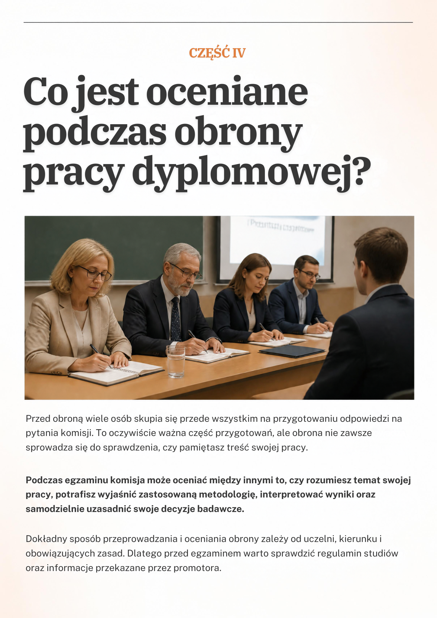 Jak przygotować się do obrony, pomoc w pisaniu pracy